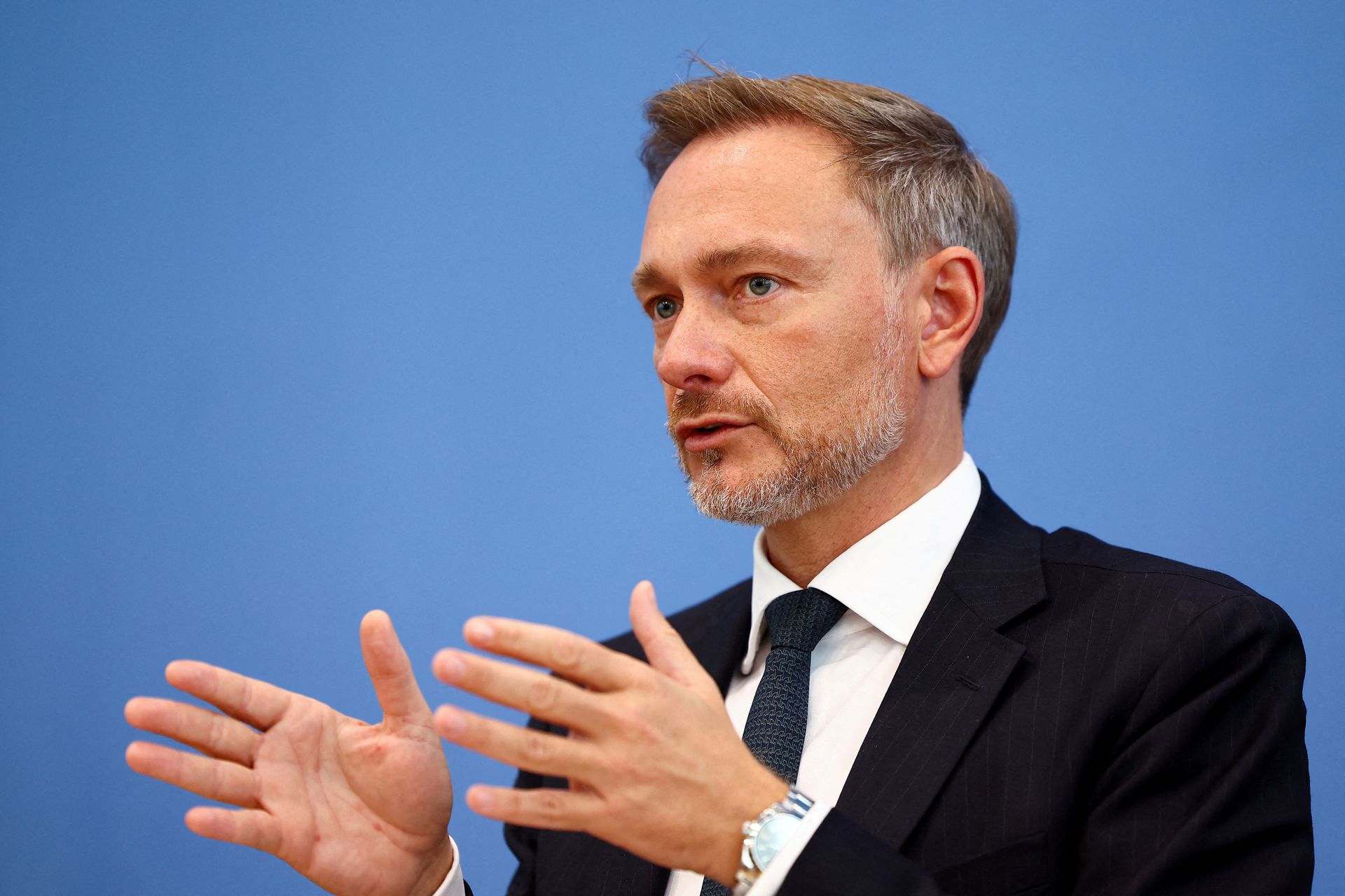 German Finance Minister Christian Lindner 